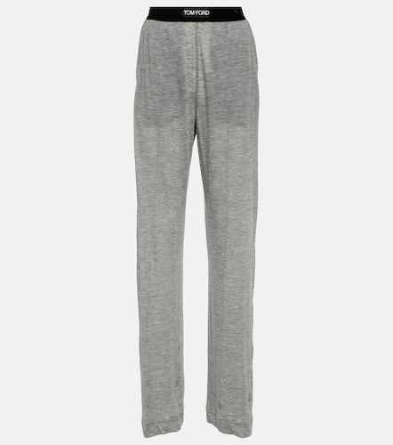 Pantaloni pigiama in cashmere - Tom Ford - Modalova