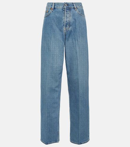 Jeans a gamba larga e vita bassa - Gucci - Modalova