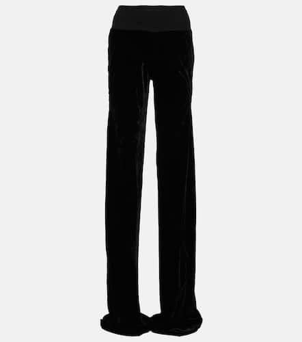 Pantaloni a gamba larga in velluto - Rick Owens - Modalova