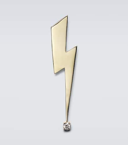 Lightning Bolt 14kt and diamond brooch - Sydney Evan - Modalova