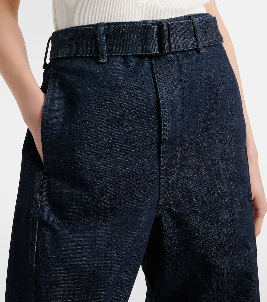 Twisted belted barrel-leg jeans - Lemaire - Modalova