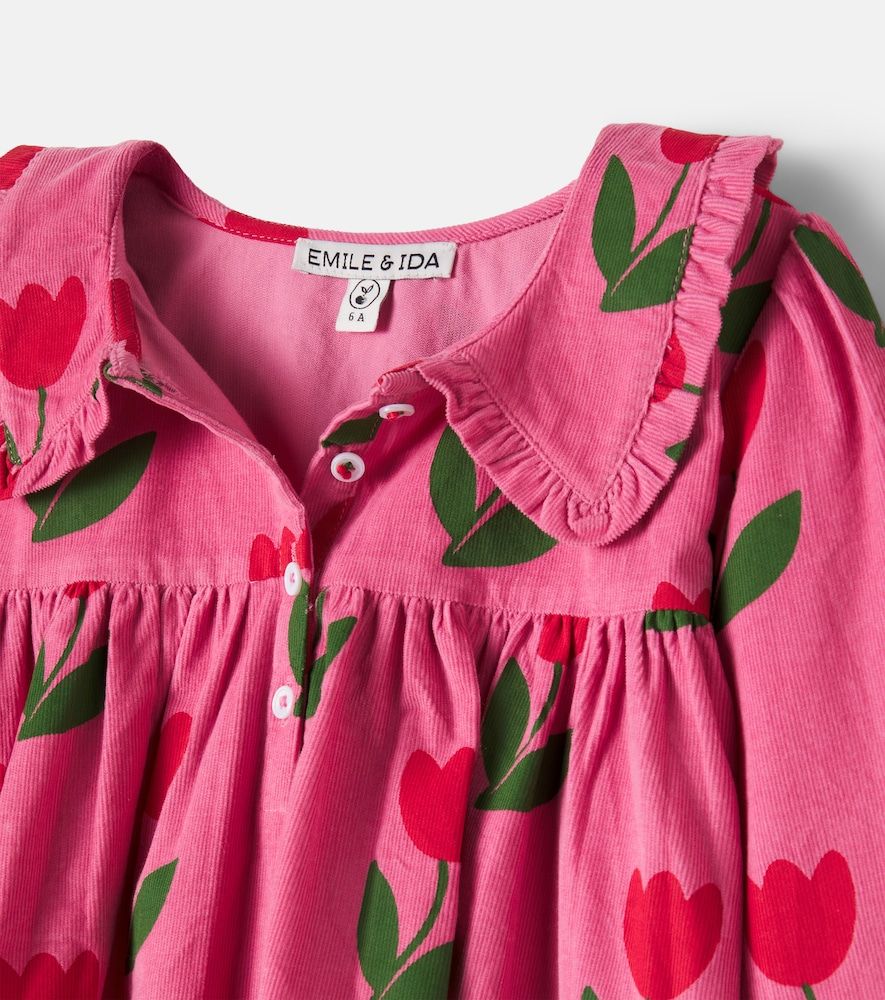 Vestido de algodón floral con volantes - Emile et Ida - Modalova