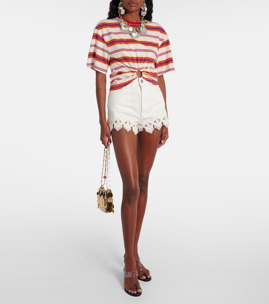 Rabanne Shorts in cotone macramé - Rabanne - Modalova