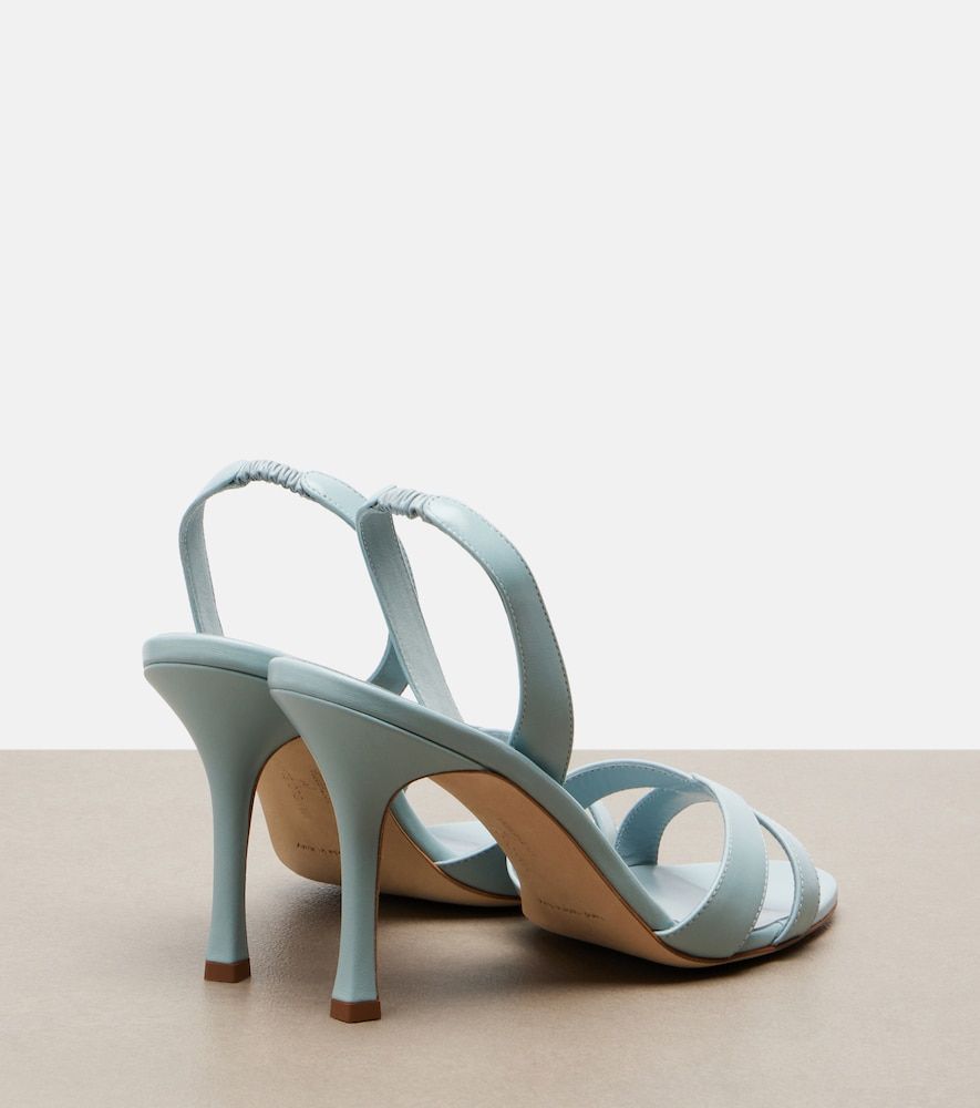 Slingback-Sandalen Callasli aus Leder - Manolo Blahnik - Modalova