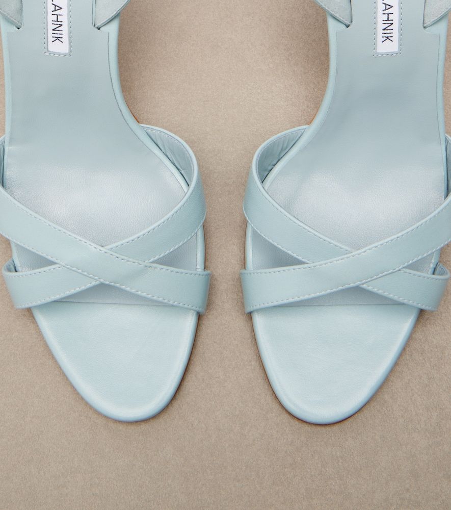 Slingback-Sandalen Callasli aus Leder - Manolo Blahnik - Modalova