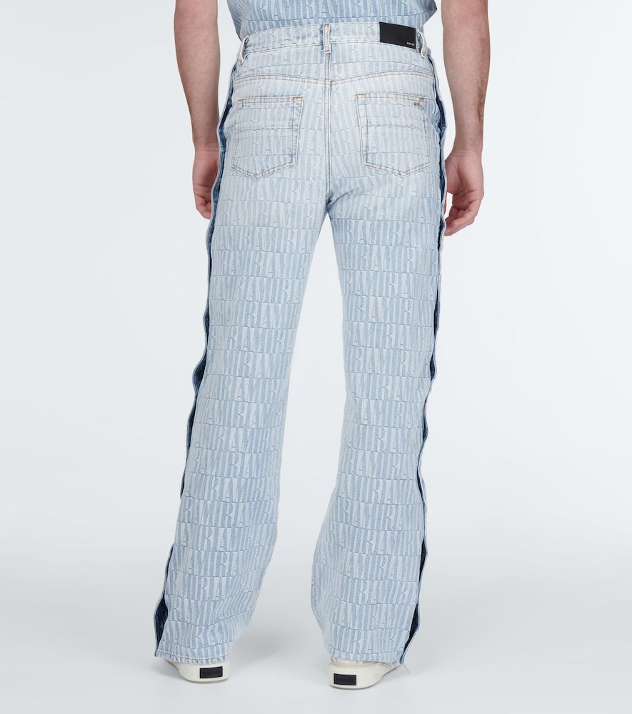 Pantalones denim en jacquard con logo - Amiri - Modalova