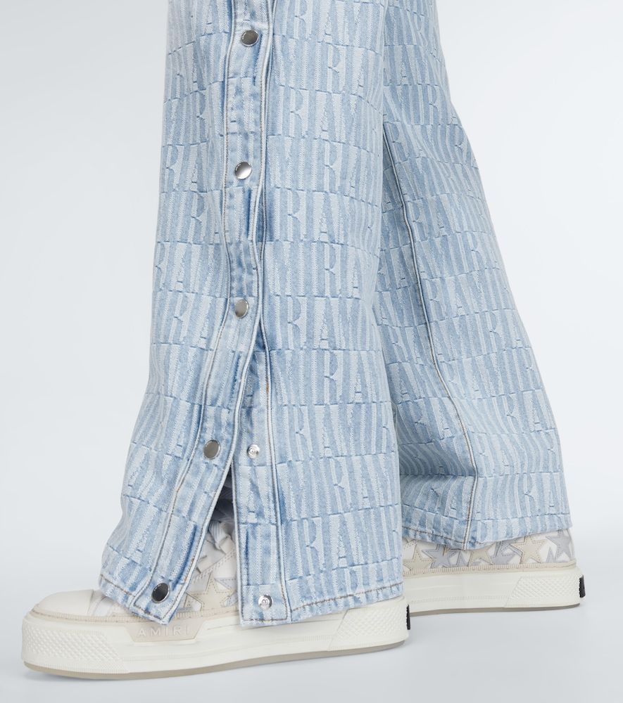 Pantalones denim en jacquard con logo - Amiri - Modalova