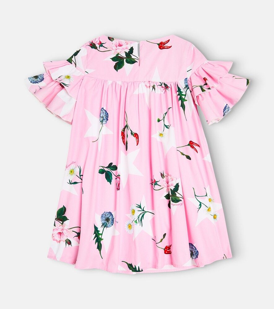 Vestido de algodón floral - Monnalisa - Modalova