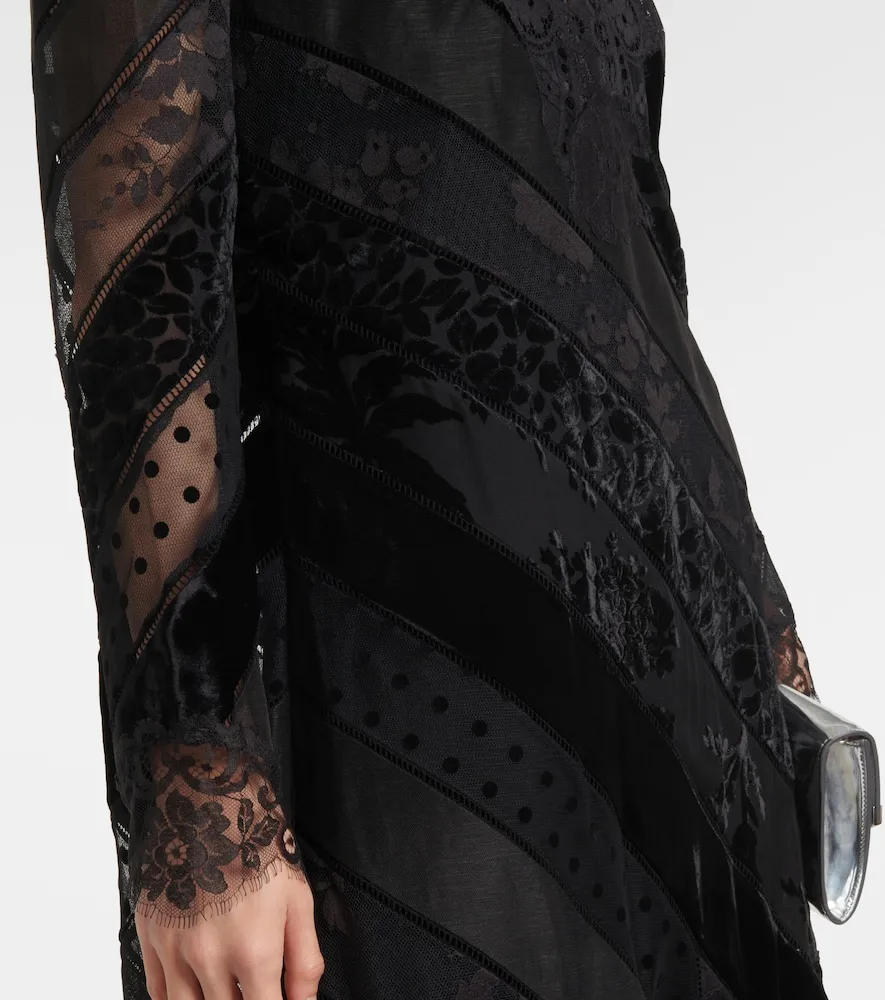 Vestido de fiesta Eden de lino y seda con encaje - Zimmermann - Modalova