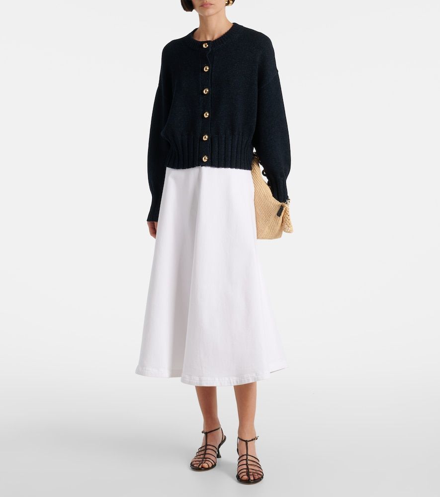 Falda midi Varda en mezcla de algodón - Altuzarra - Modalova