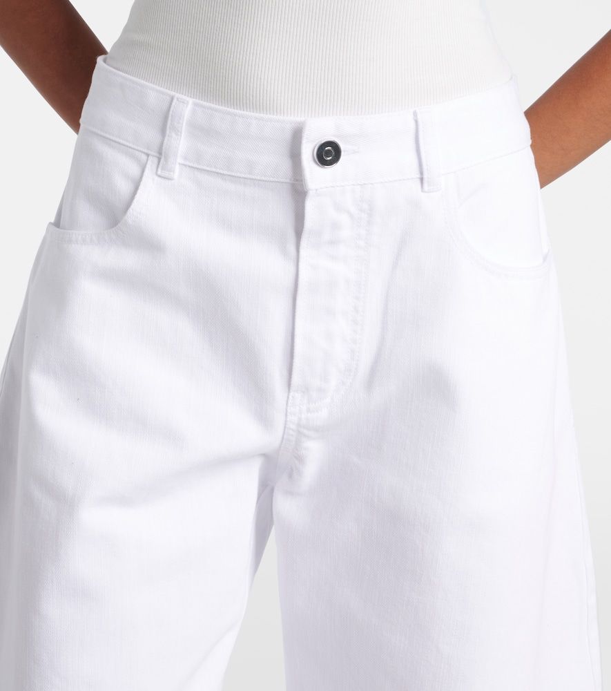 Alaïa Jeans barrel a vita media - Alaia - Modalova