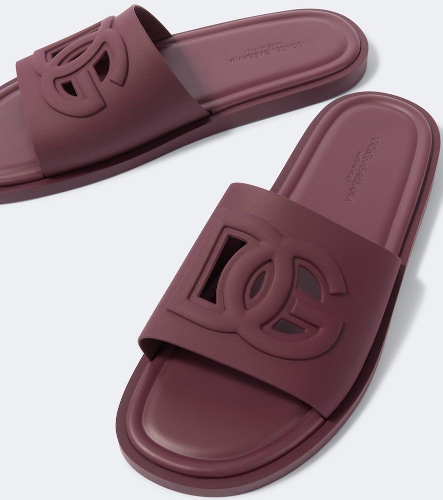 Dolce&Gabbana DG rubber slides - Dolce&Gabbana - Modalova