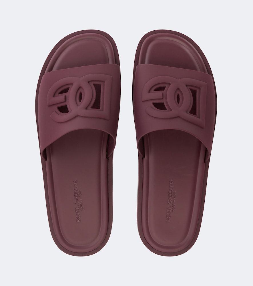 Dolce&Gabbana DG rubber slides - Dolce&Gabbana - Modalova