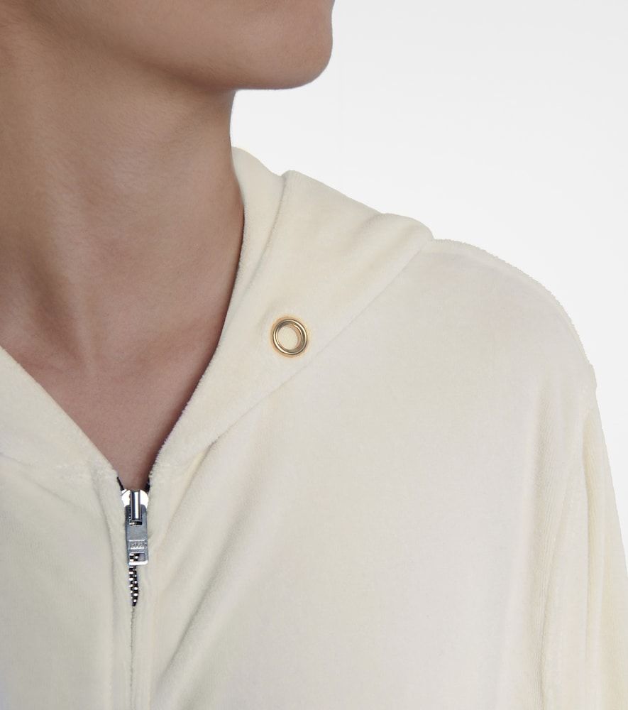 Les Tien Velour hoodie - Les Tien - Modalova