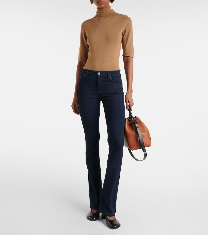 Jeans bootcut a vita media - 7 For All Mankind - Modalova
