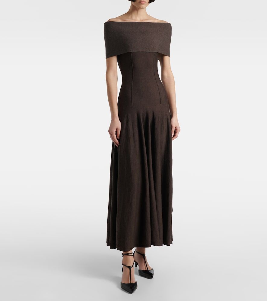 Vestido largo Ava en mezcla de lana - Khaite - Modalova