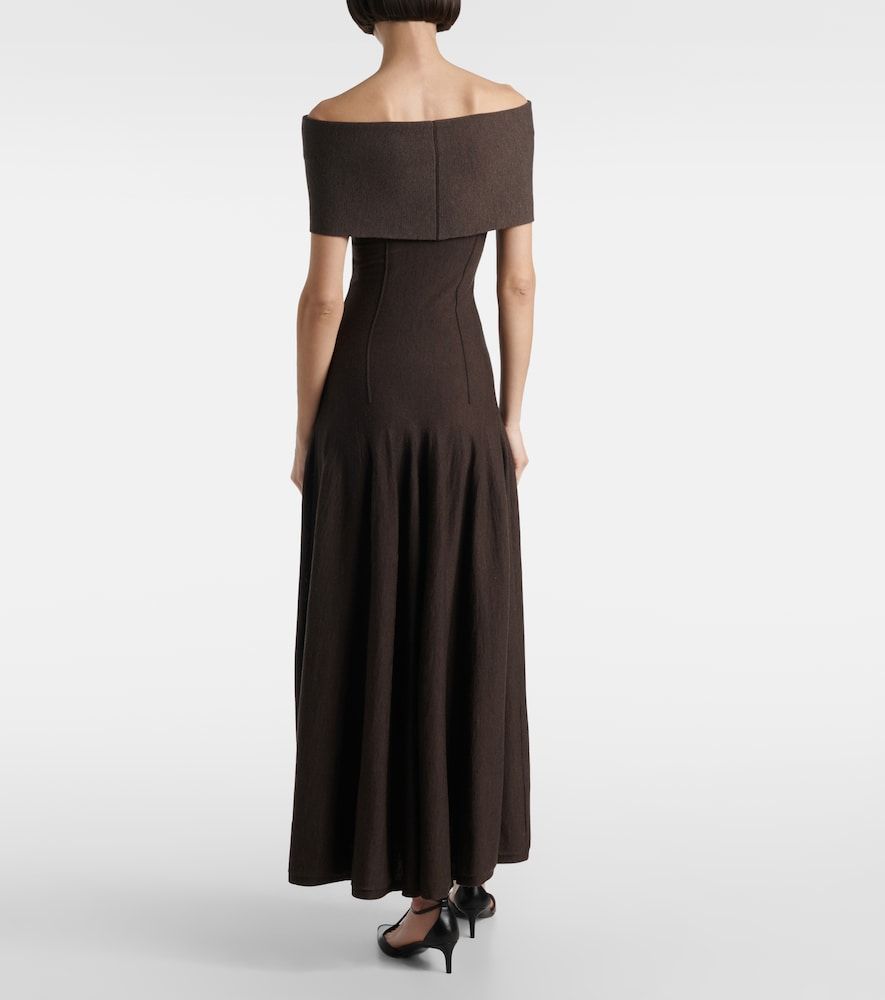 Vestido largo Ava en mezcla de lana - Khaite - Modalova