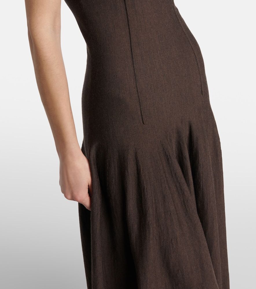 Vestido largo Ava en mezcla de lana - Khaite - Modalova