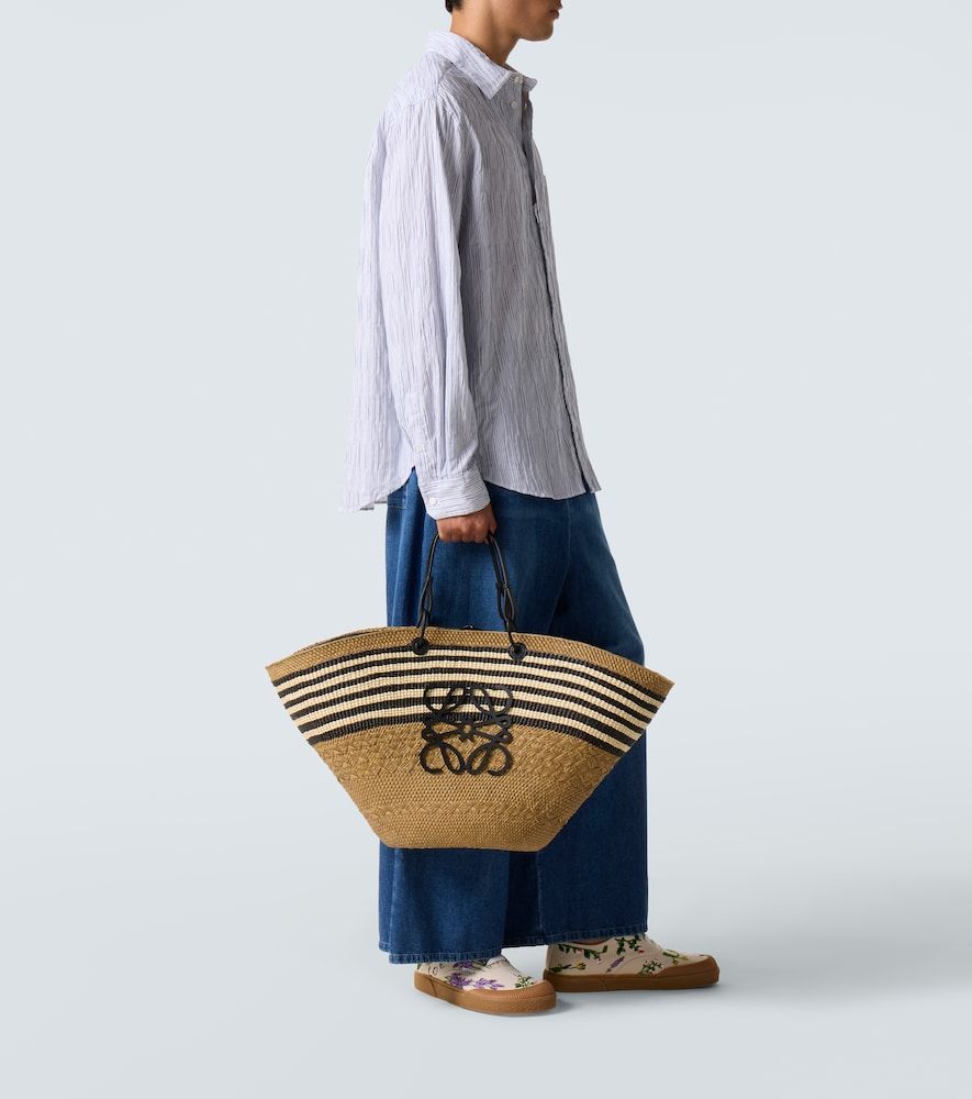 Bolso cesta Paula's Ibiza Large con anagrama - Loewe - Modalova