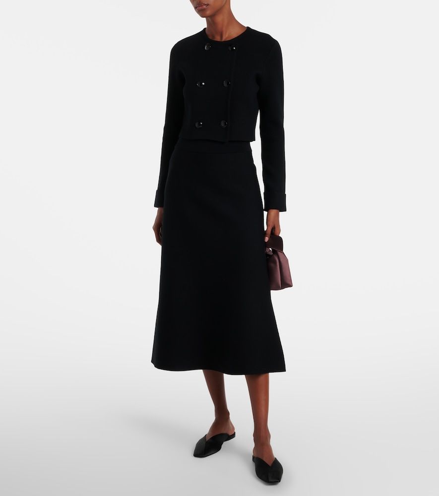 Falda midi Sharp Ambition en mezcla de lana - Dorothee Schumacher - Modalova