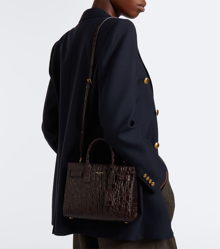 Sac De Jour Nano leather top-handle bag - Saint Laurent - Modalova