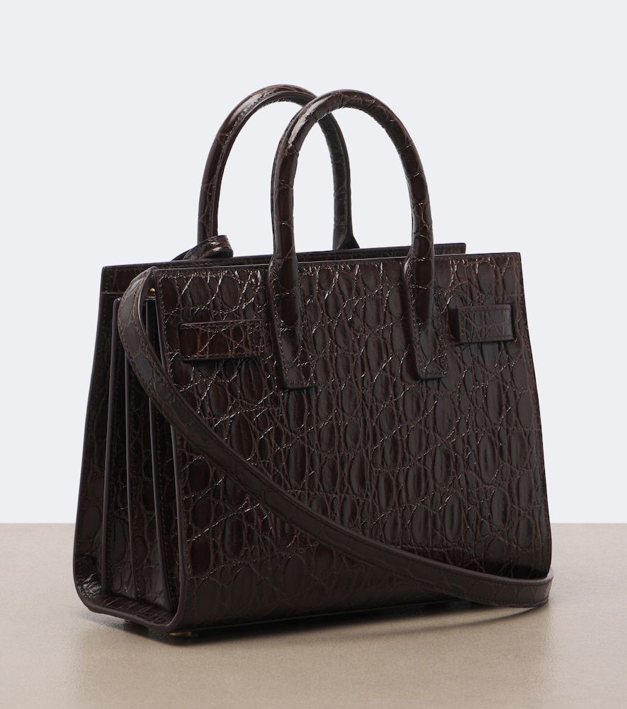 Bolso Sac De Jour Nano de piel - Saint Laurent - Modalova