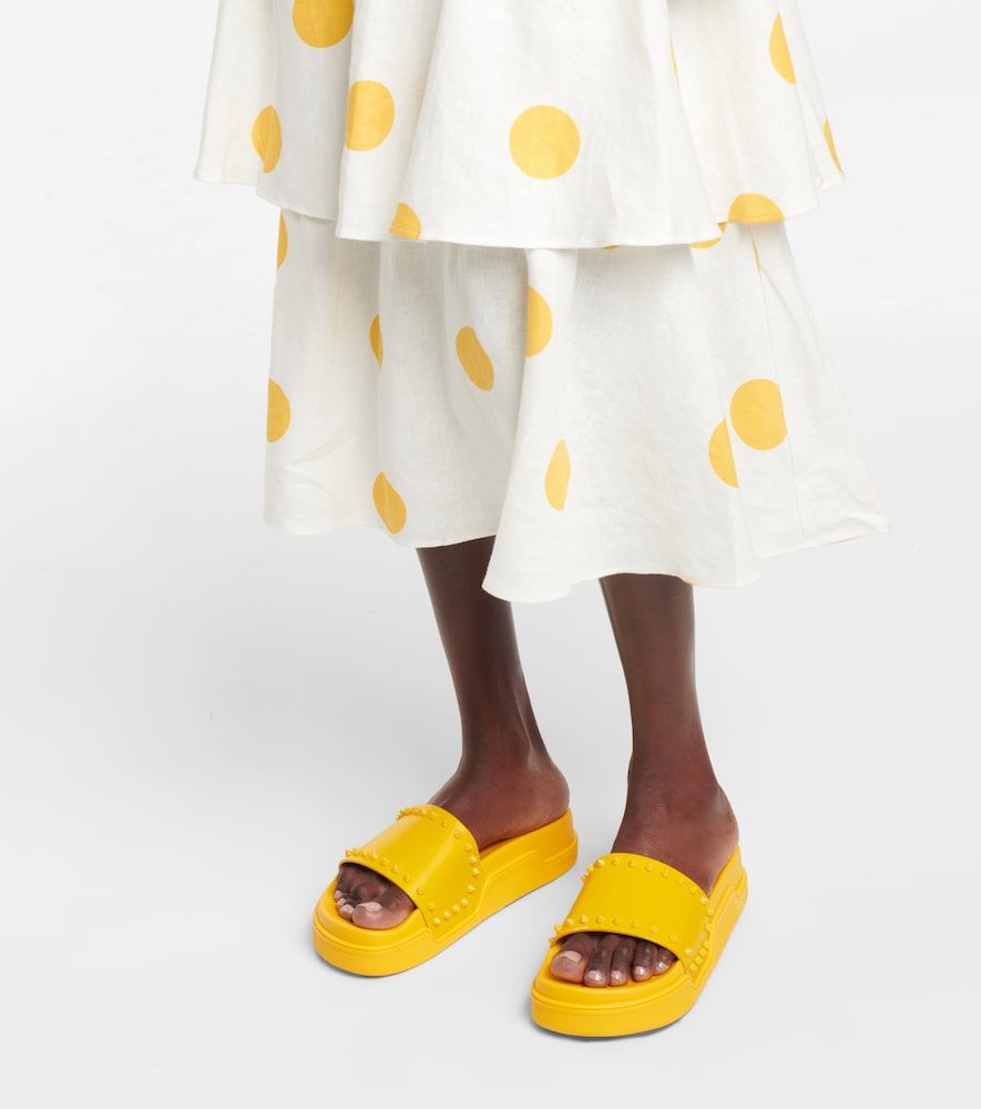 Pool Stud embellished slides - Christian Louboutin - Modalova