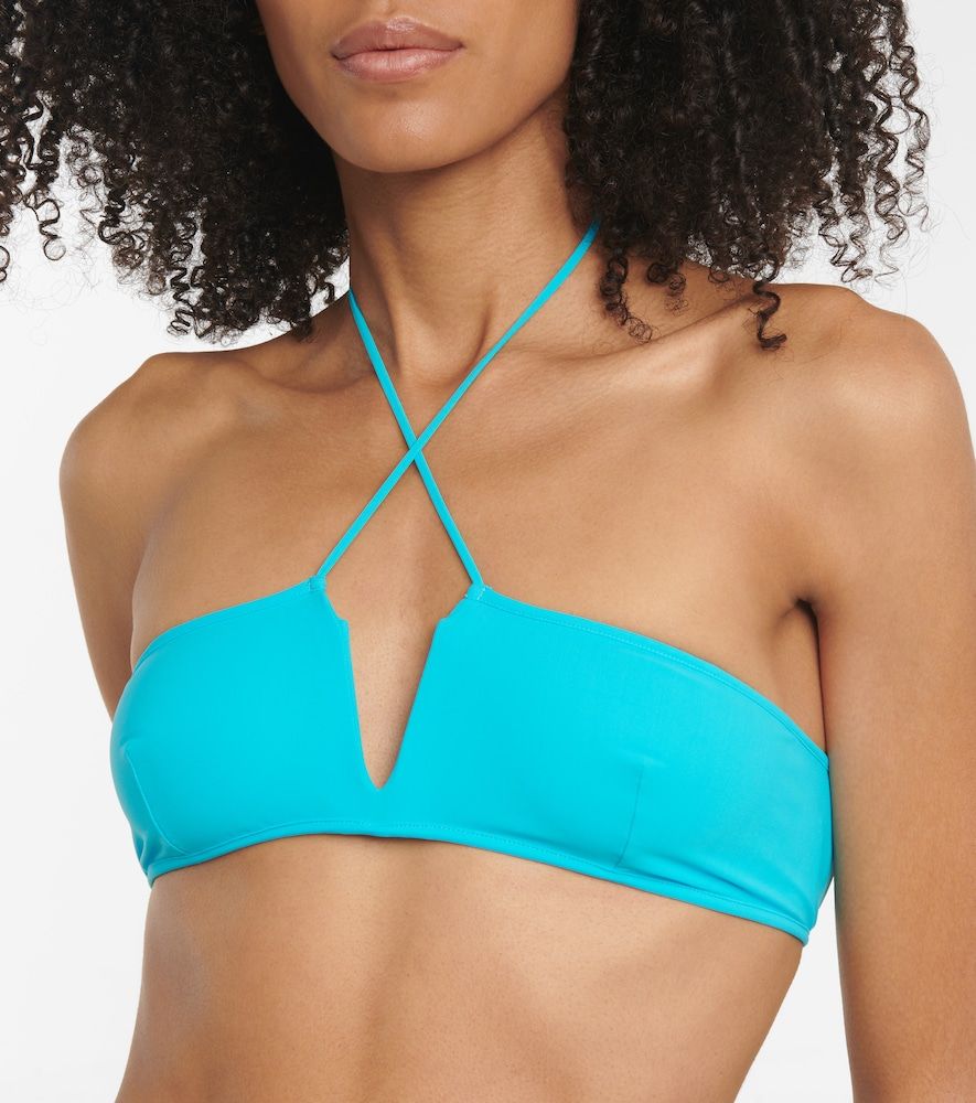 Top bikini con scollo all’americana - Nensi Dojaka - Modalova