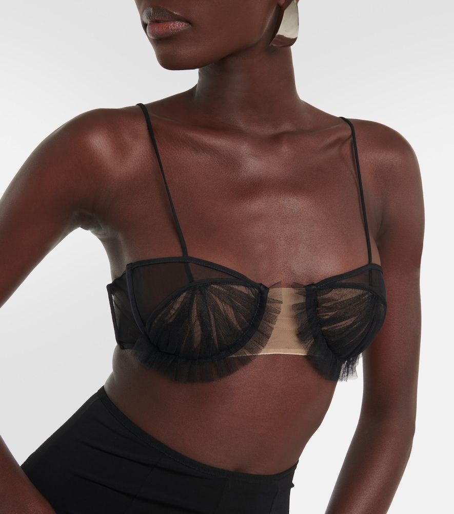 Reggiseno Exploding Flower in tulle - Nensi Dojaka - Modalova