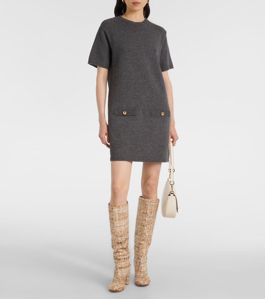 Boucle knee-high boots - Gianvito Rossi - Modalova