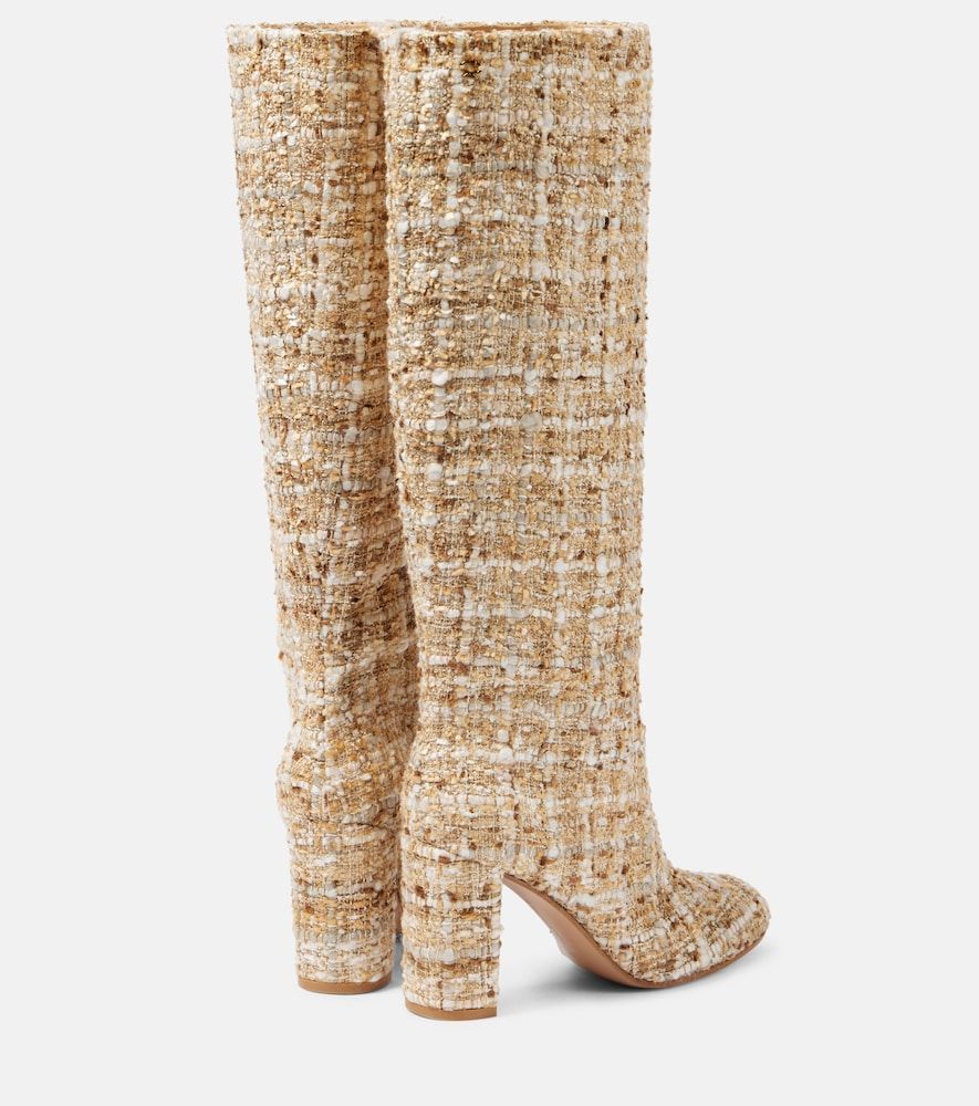 Boucle knee-high boots - Gianvito Rossi - Modalova