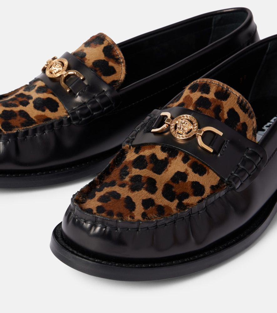 Medusa '95 leopard-print loafers - Versace - Modalova
