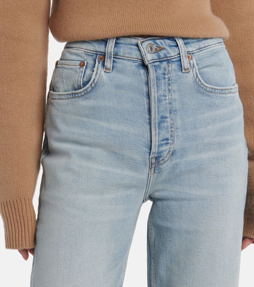 Jeans rectos 70s Stove Pipe de tiro alto - Re/Done - Modalova