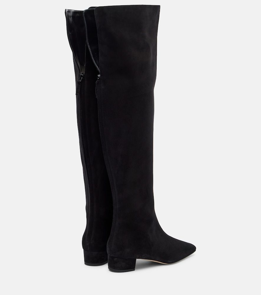 Overknee-Stiefel Gore aus Veloursleder - Manolo Blahnik - Modalova