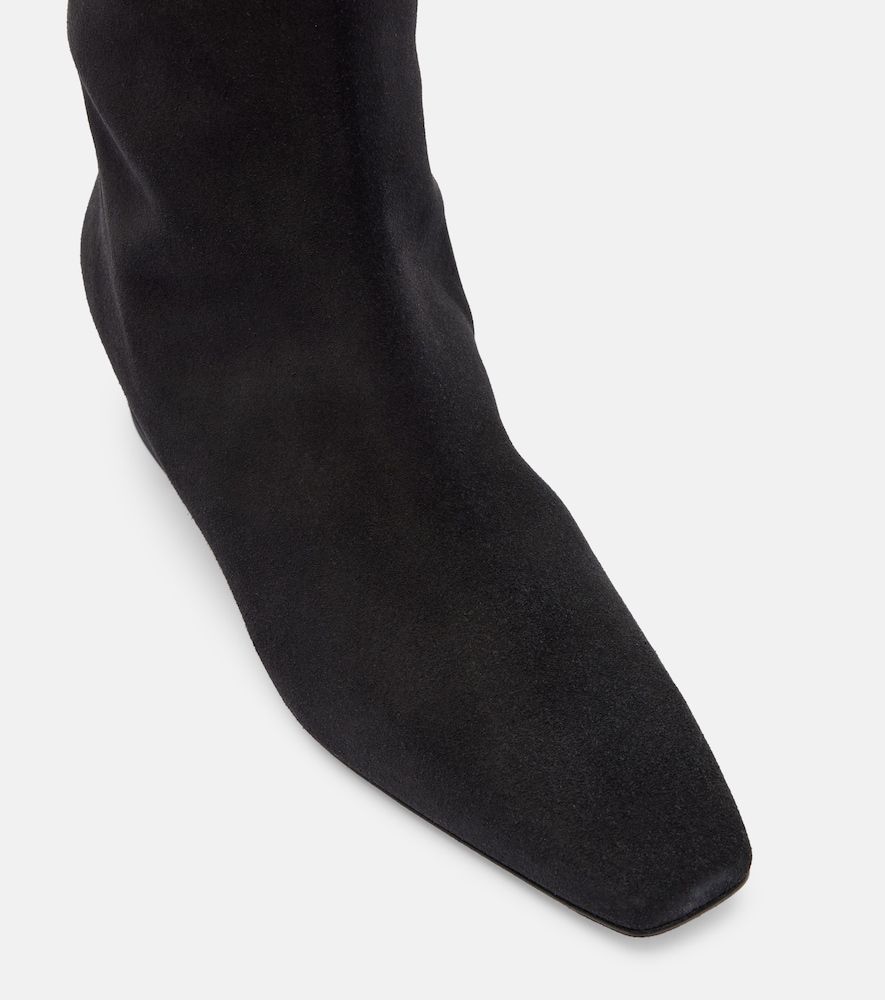 Overknee-Stiefel Gore aus Veloursleder - Manolo Blahnik - Modalova