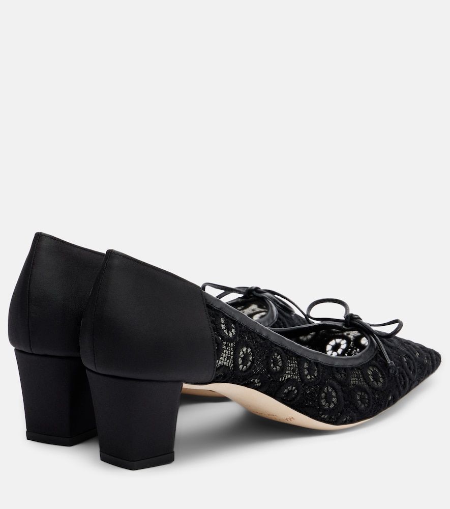 Pumps Martebal 50 aus Spitze - Manolo Blahnik - Modalova
