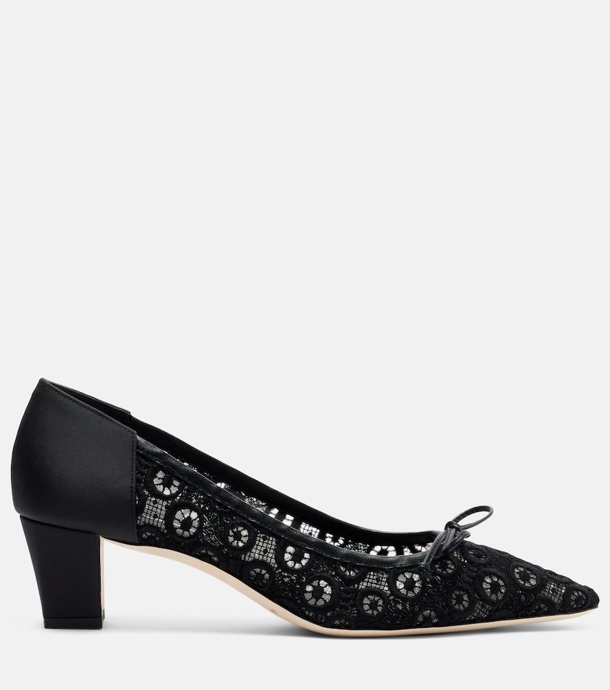 Pumps Martebal 50 aus Spitze - Manolo Blahnik - Modalova
