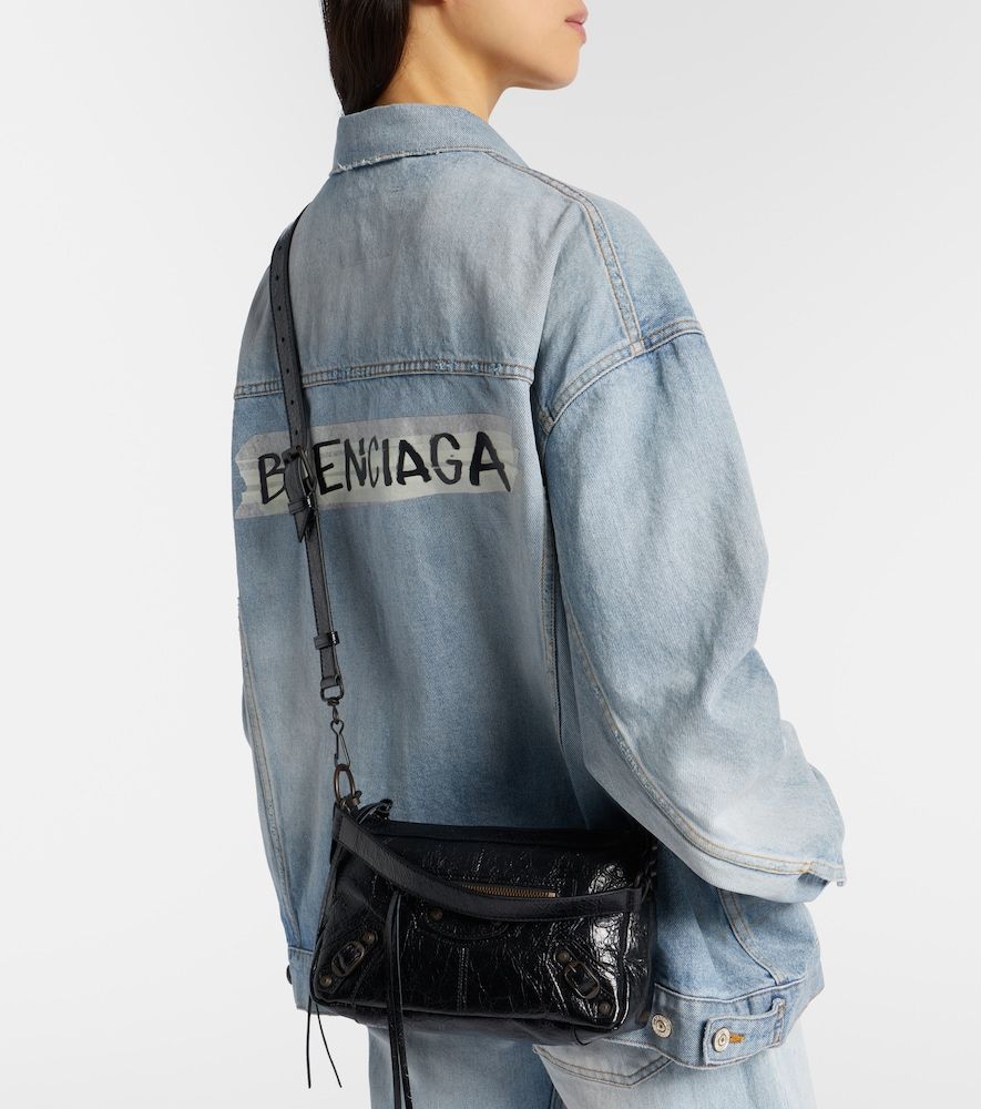 Borsa a spalla Le City Moto Small in pelle - Balenciaga - Modalova