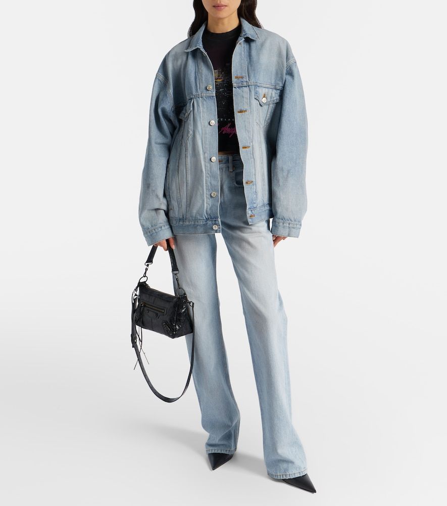 Borsa a spalla Le City Moto Small in pelle - Balenciaga - Modalova