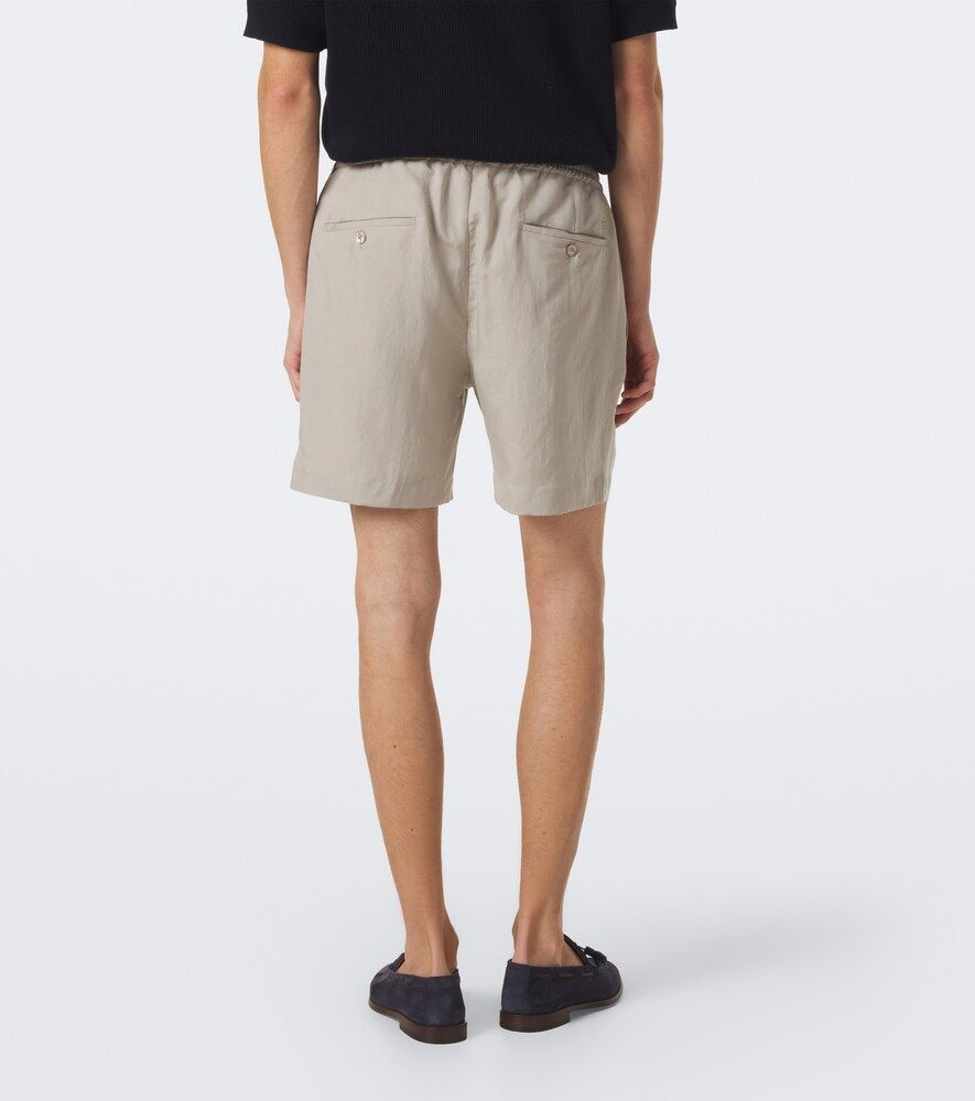 Shorts en mezcla de seda y lino - Ralph Lauren Purple Label - Modalova