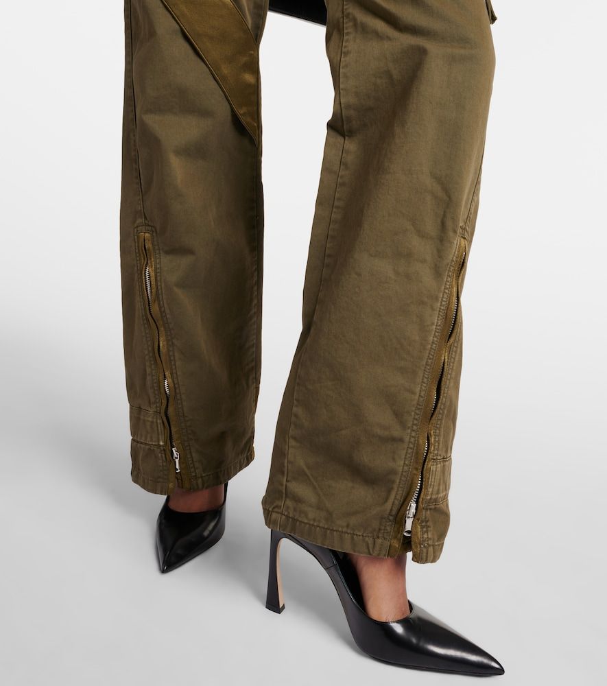 Mid-rise flared cargo jeans - Blumarine - Modalova