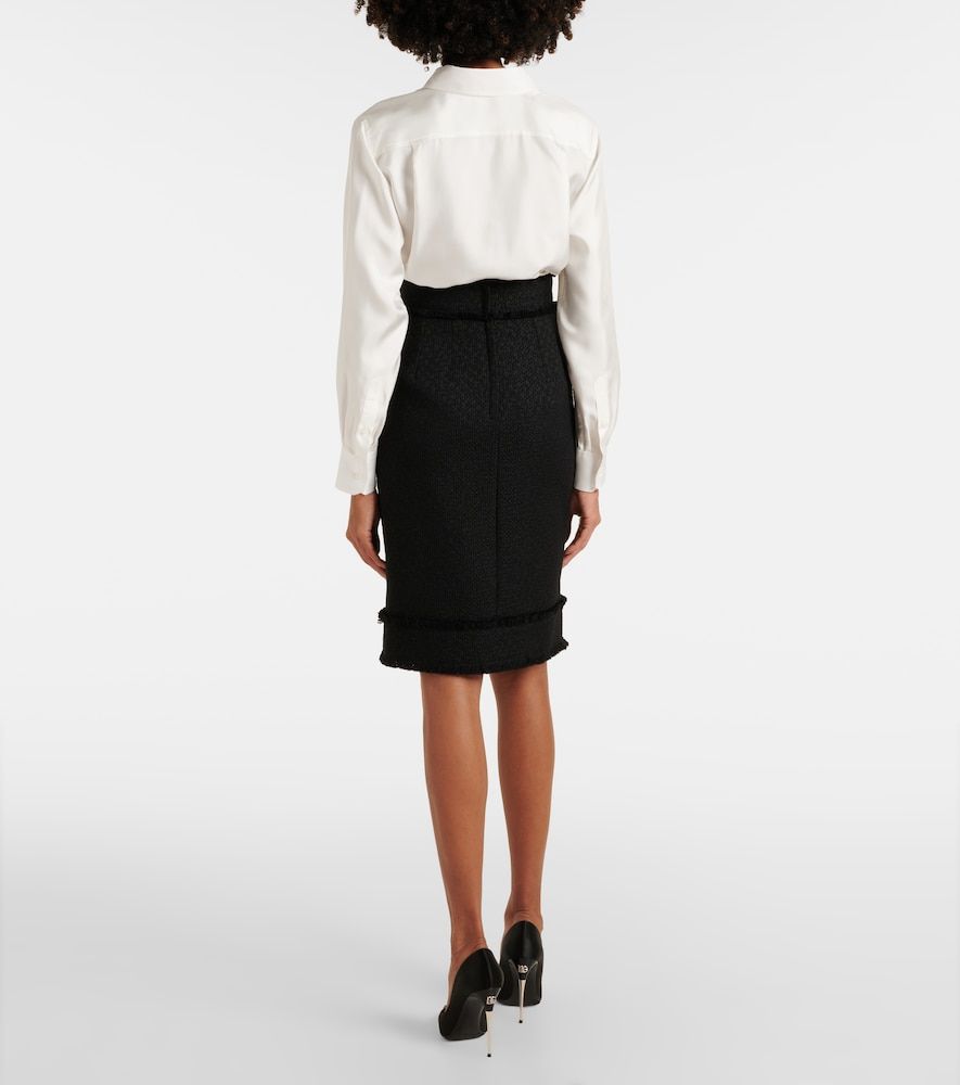 Wool-blend tweed pencil skirt - Dolce&Gabbana - Modalova