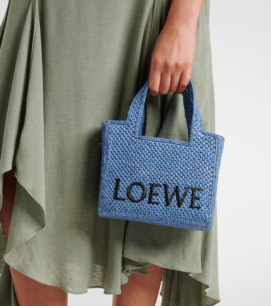 Bolso Paula’s Ibiza Mini de rafia - Loewe - Modalova