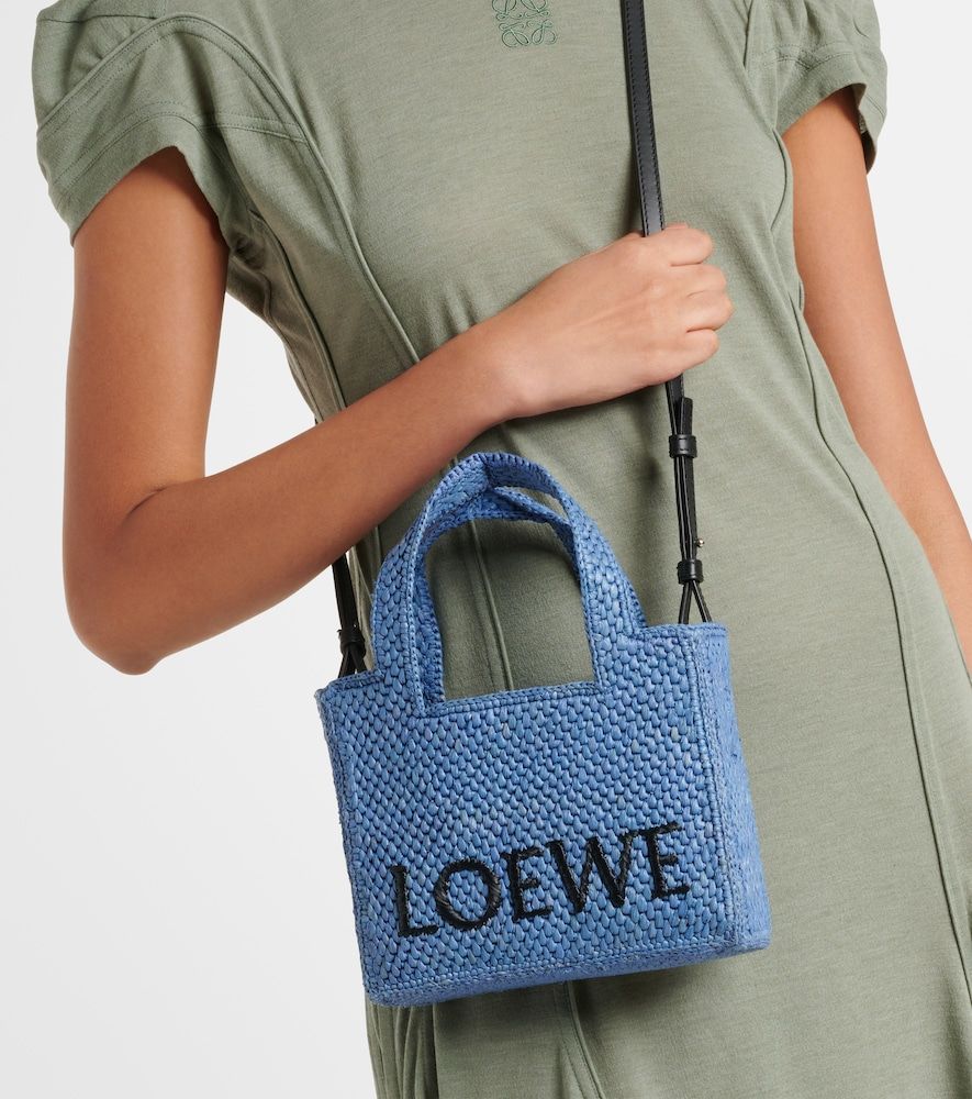 Bolso Paula’s Ibiza Mini de rafia - Loewe - Modalova
