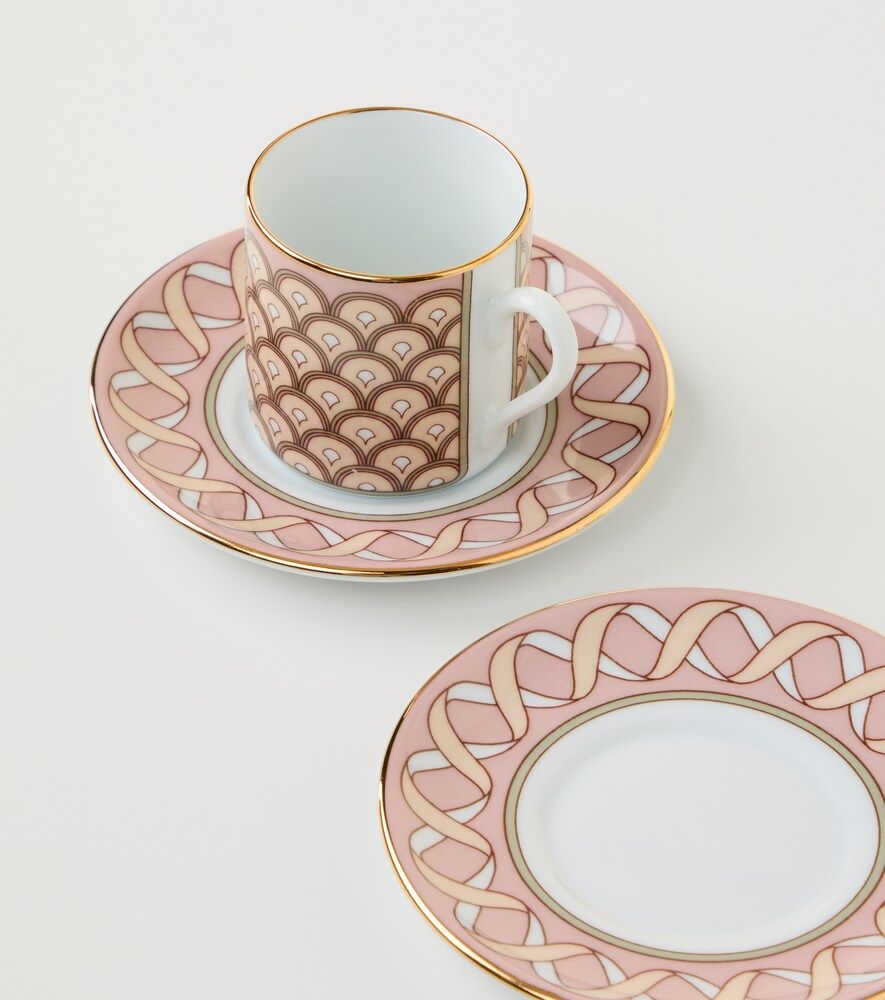 Set de 2 tazas de café y platillos Impero - La DoubleJ - Modalova