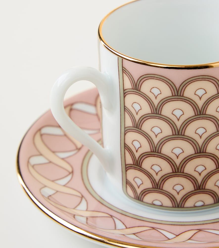 Set de 2 tazas de café y platillos Impero - La DoubleJ - Modalova