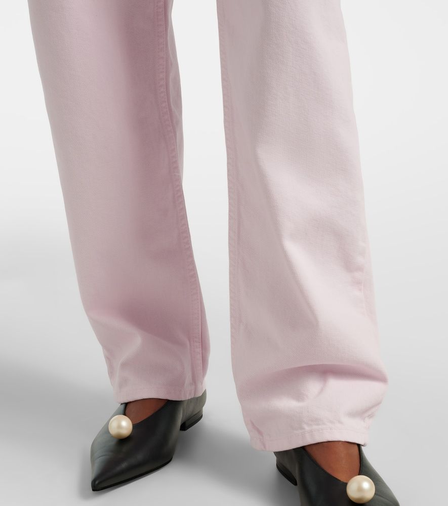 Mid-Rise Wide-Leg Jeans - Magda Butrym - Modalova