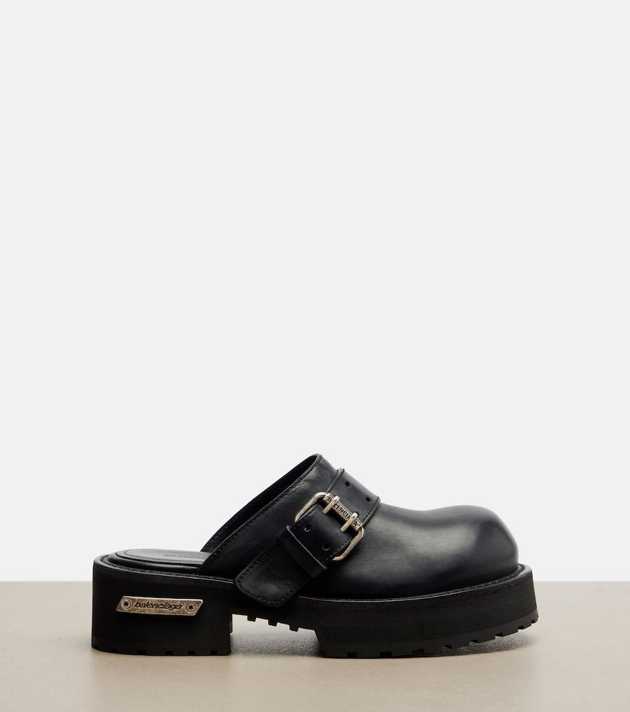 Balenciaga Slippers Venom aus Leder - Balenciaga - Modalova
