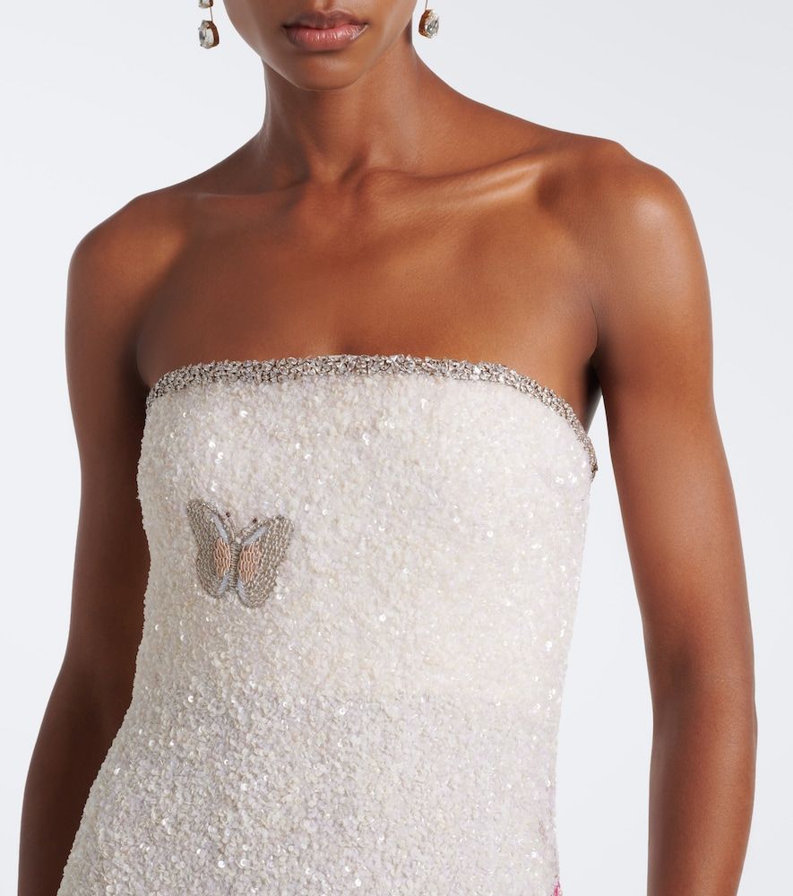 Bianca Moonlight embellished bustier gown - La Fuori - Modalova
