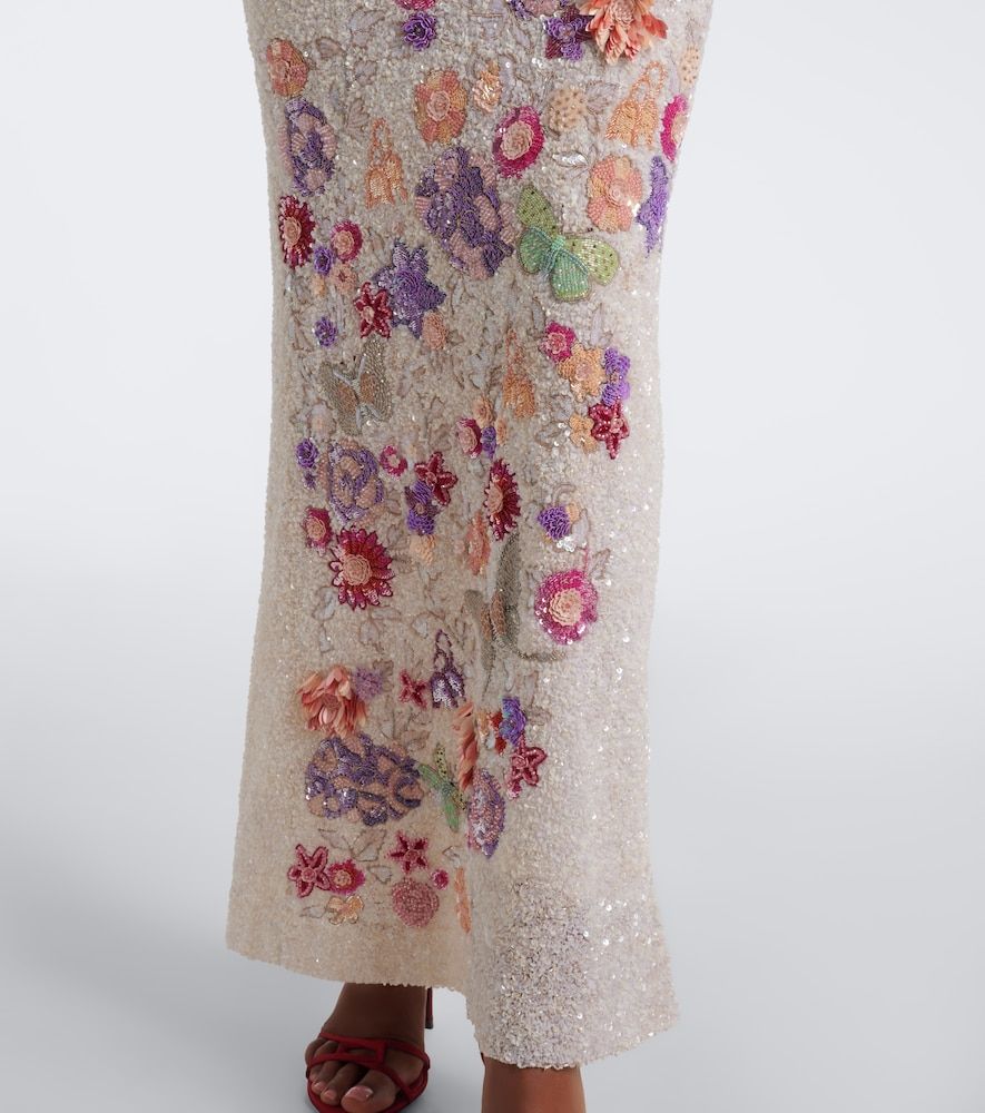 Bianca Moonlight embellished bustier gown - La Fuori - Modalova